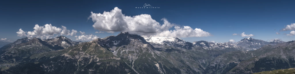 Il massiccio della Vanoise visto dal Mont Froid (2.822 m) - Haute Maurienne